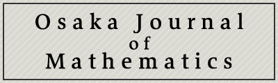 Osaka Journal of Mathematics